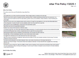 Altar Fire Policy Cover