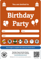 Birthday Party Invite Cover